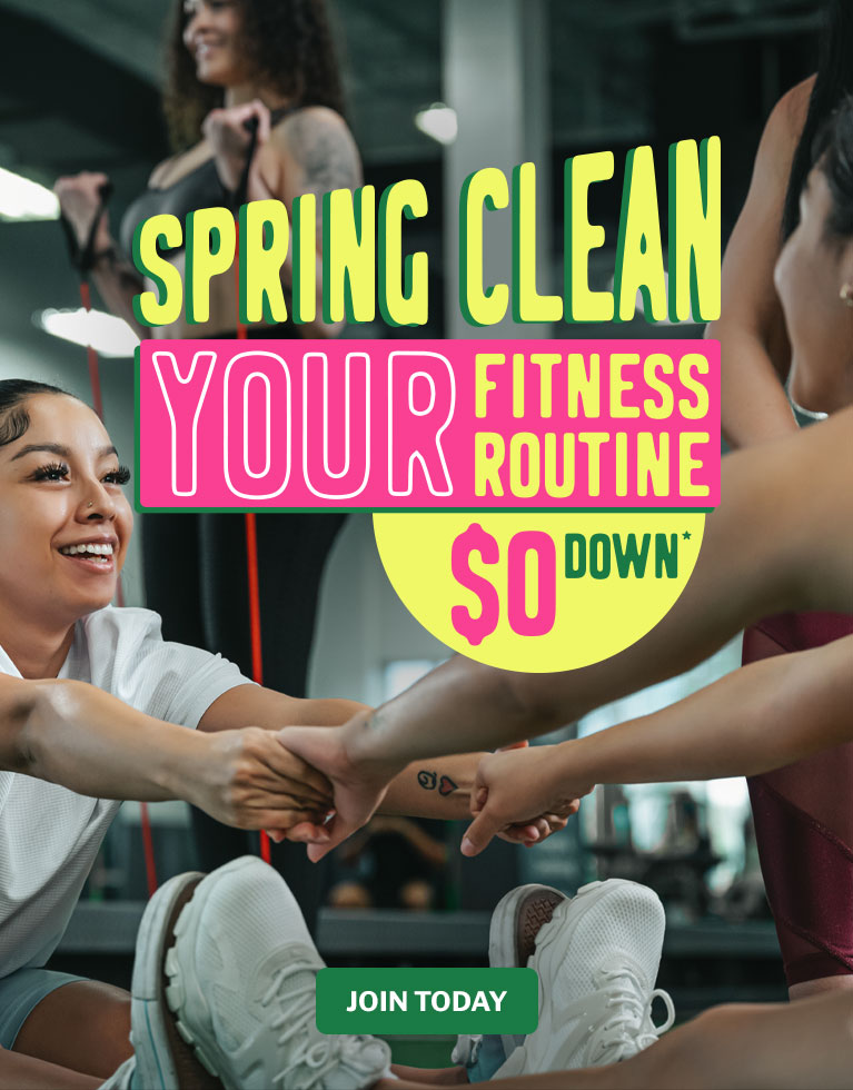 spring clean your fitness routine join for $0 down mobile image